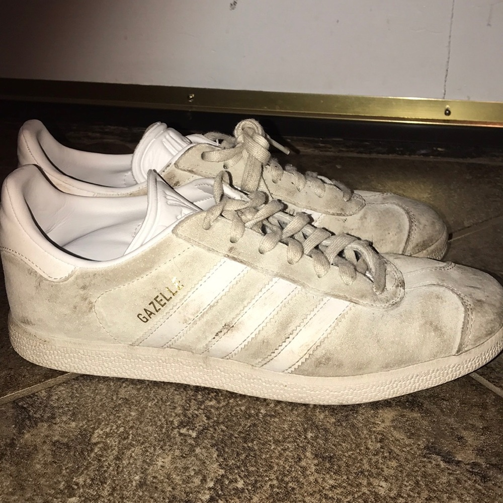 Adidas Gazelle Cream Sneakers Size 8